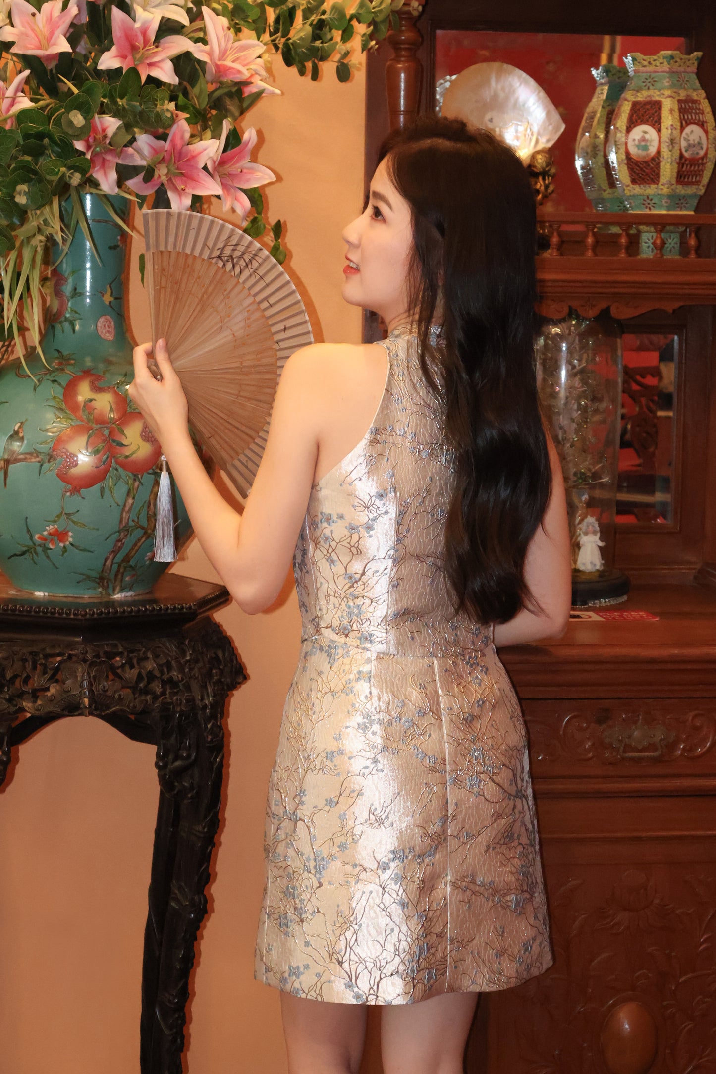 Exclusive - Moonlit Petals Mini Skirt