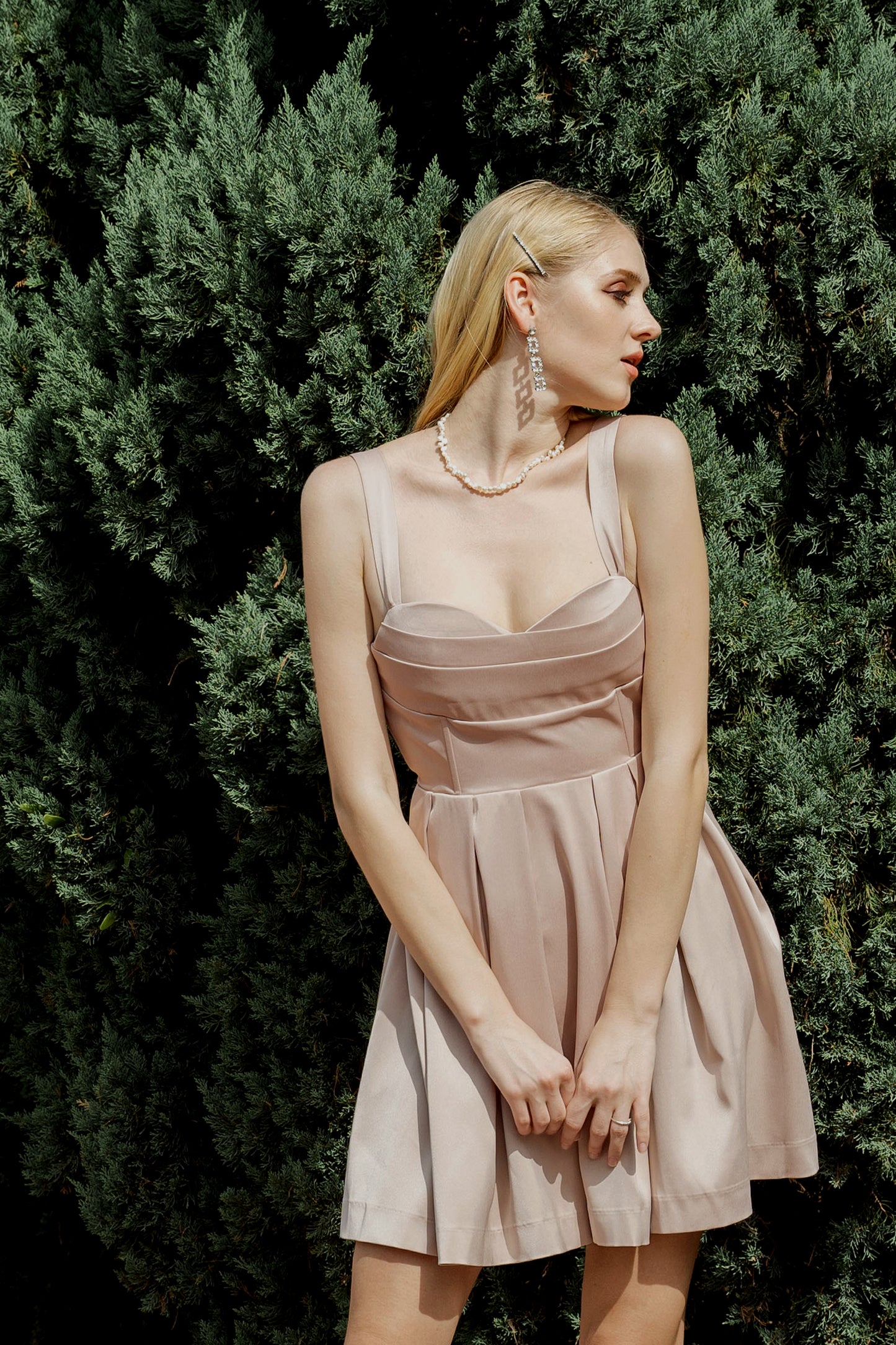 Callie Tie-back Mini Dress